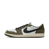 Air Jordan 1 Low OG "Medium Olive / Summit White"