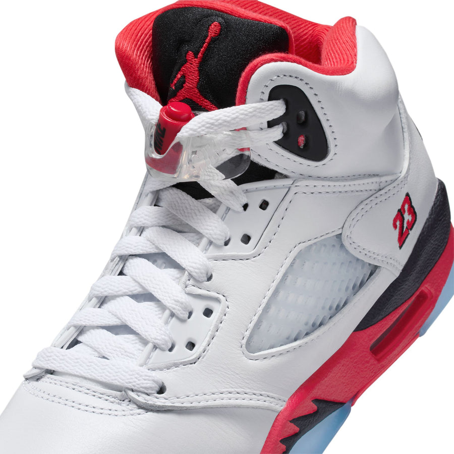 Air Jordan 5 Retro (GS) "Fire Red 'Black Tongue'"
