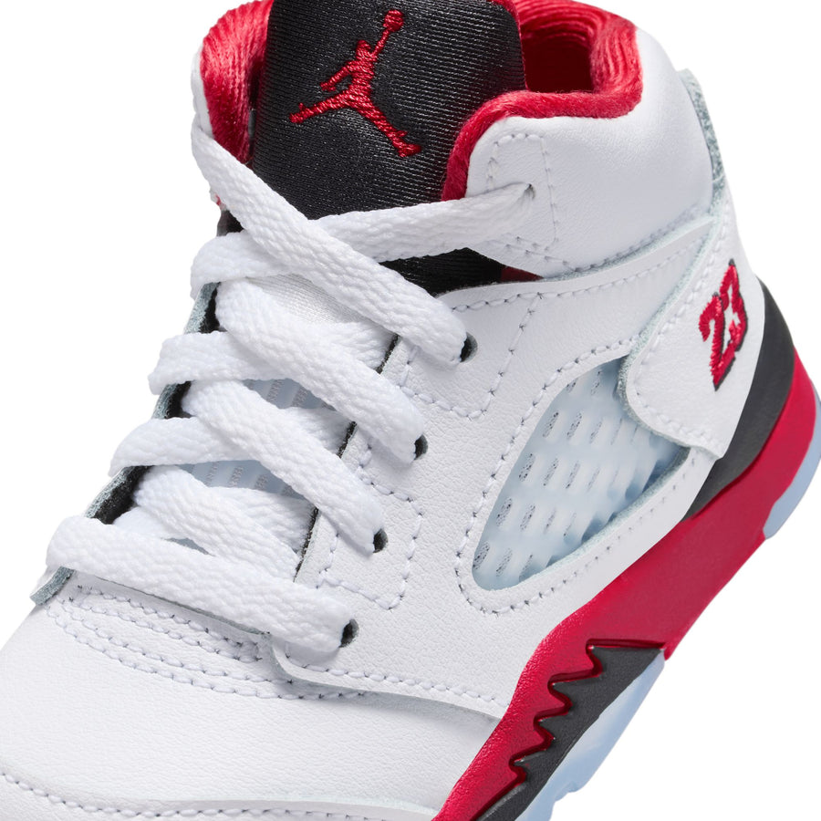 Jordan 5 Retro (TD) "Fire Red 'Black Tongue'"